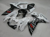 Suzuki GSXR600 GSXR750 2011-2024 Injection ABS Fairing - Factory Style - Black White - MFS5175